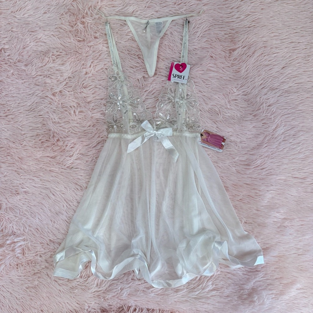 Spree Lingerie white 2pc Set